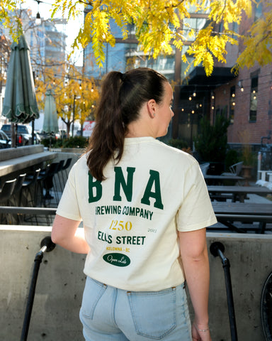 BNA Address Tee - Green & Gold